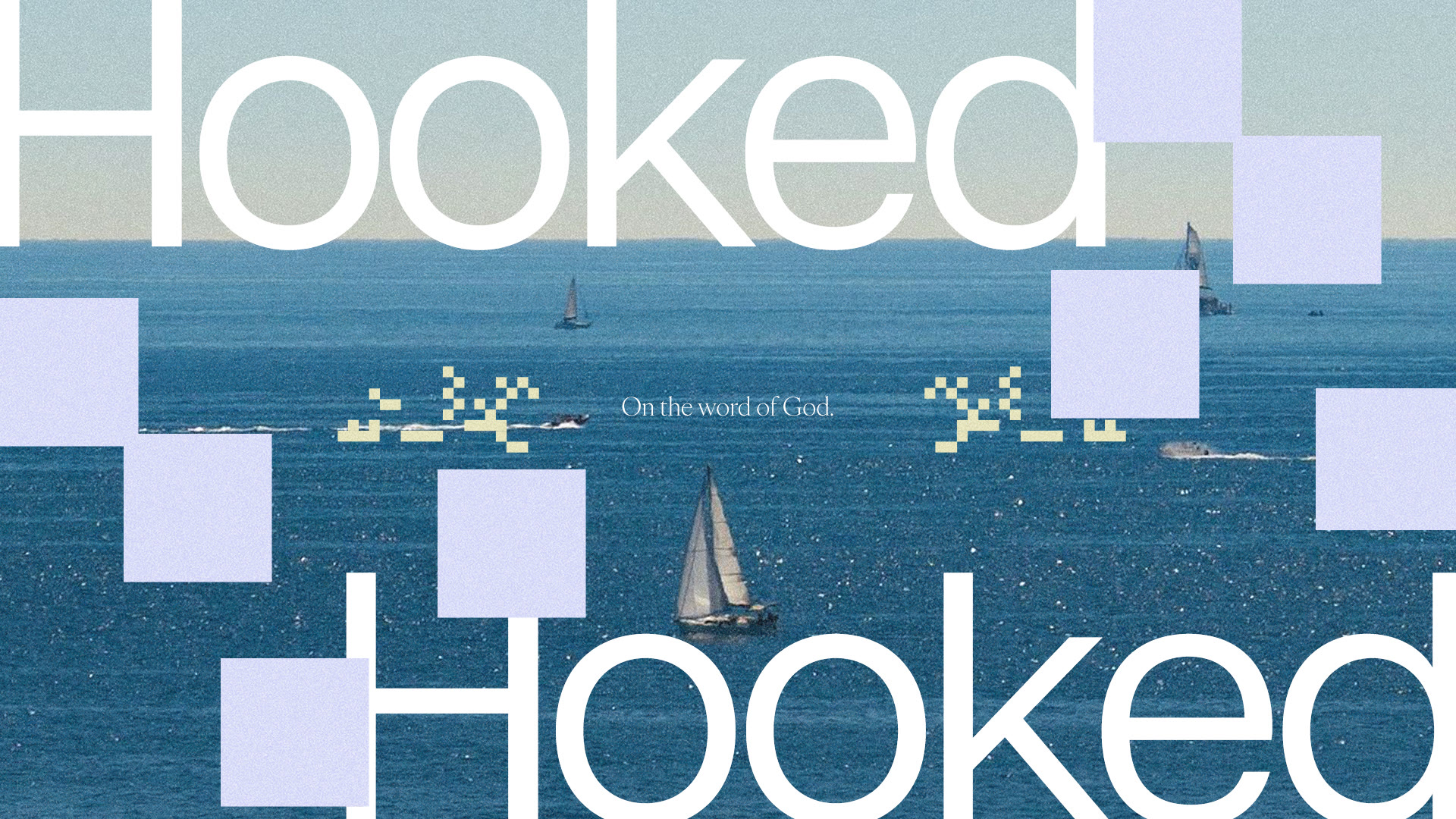 Hooked sermon series graphic design by 7Fold Creative